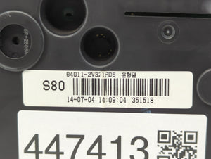 2012-2015 Hyundai Veloster Instrument Cluster Speedometer Gauges P/N:94011-2V321PD5 Fits 2012 2013 2014 2015 OEM Used Auto Parts
