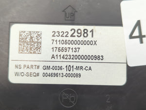 2015 Buick Regal Instrument Cluster Speedometer Gauges P/N:23348234 23222981 Fits OEM Used Auto Parts