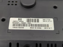 2011-2012 Nissan Rogue Instrument Cluster Speedometer Gauges P/N:24810 1VX0A 24810-1VX5A Fits 2011 2012 OEM Used Auto Parts