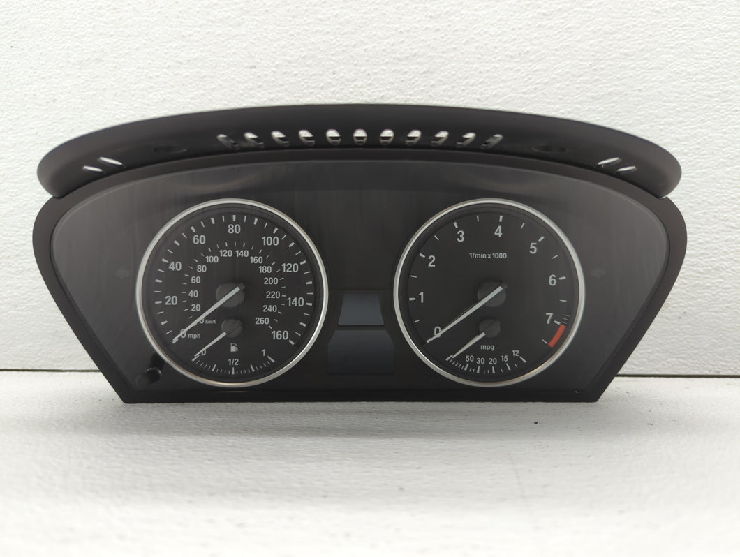 2008-2010 Bmw 535i Instrument Cluster Speedometer Gauges P/N:62.11-9 177 259 9 168 862 Fits 2008 2009 2010 OEM Used Auto Parts