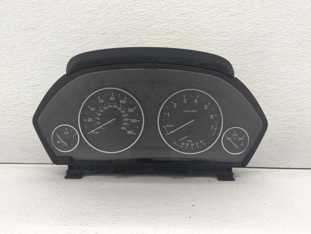 2013 Bmw 328i Instrument Cluster Speedometer Gauges P/N:9287505-01 9295848-01 Fits OEM Used Auto Parts