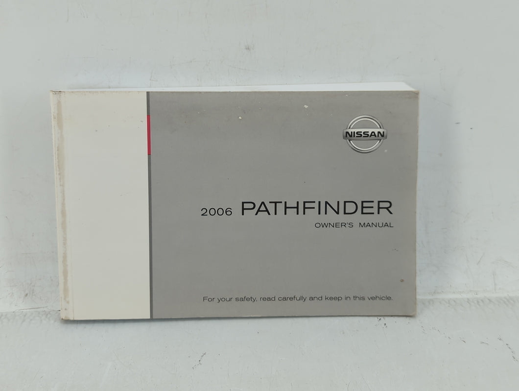 2006 Nissan Pathfinder Owners Manual Book Guide OEM Used Auto Parts