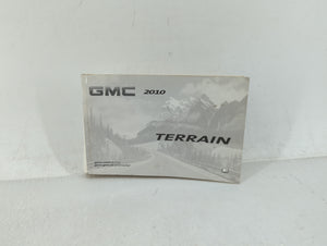 2010 Gmc Terrain Owners Manual Book Guide OEM Used Auto Parts