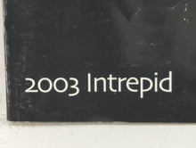 2003 Chrysler Intrepid Owners Manual Book Guide OEM Used Auto Parts