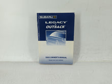 2002 Subaru Legacy Owners Manual Book Guide OEM Used Auto Parts