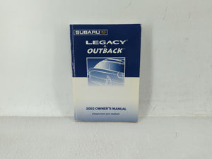 2002 Subaru Legacy Owners Manual Book Guide OEM Used Auto Parts