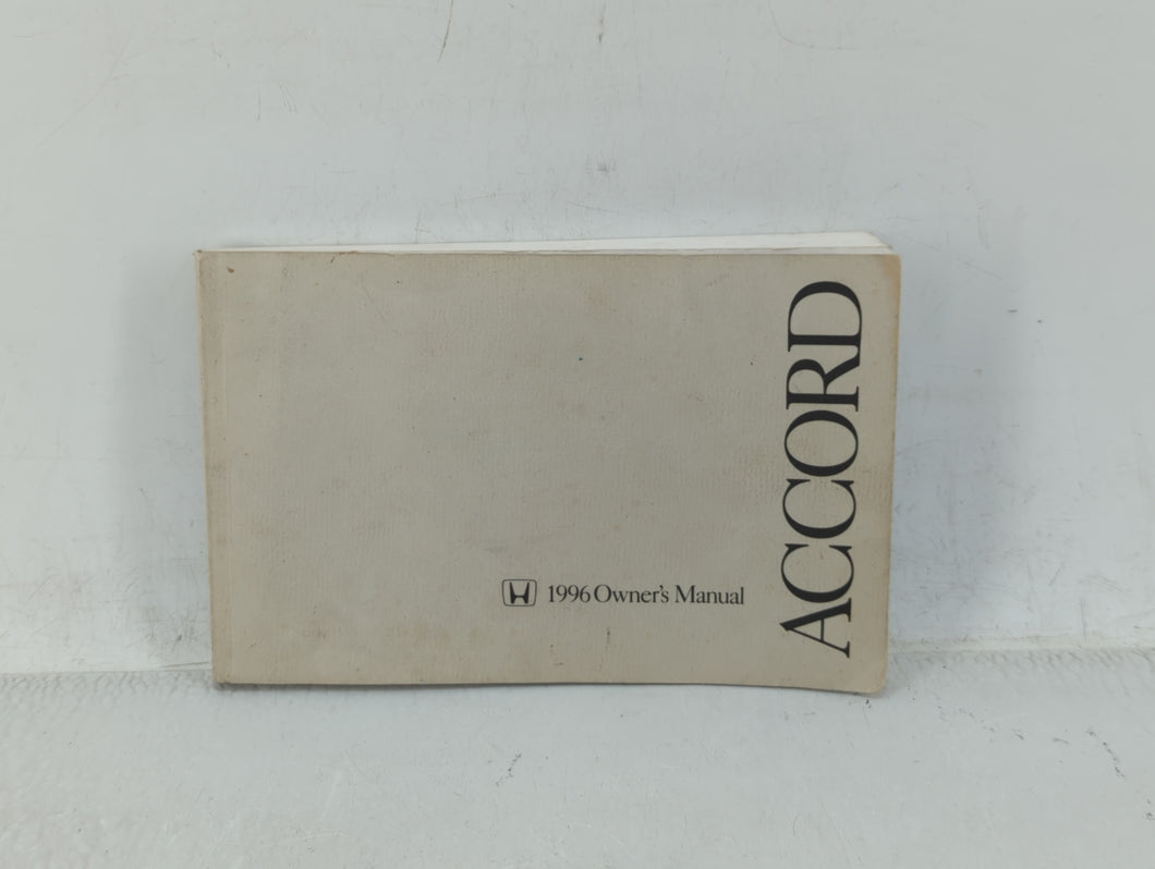 1996 Honda Accord Owners Manual Book Guide OEM Used Auto Parts