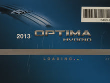 2013 Kia Optima Owners Manual Book Guide OEM Used Auto Parts