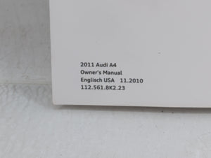 2011 Audi A4 Owners Manual Book Guide OEM Used Auto Parts