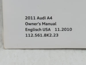 2011 Audi A4 Owners Manual Book Guide OEM Used Auto Parts