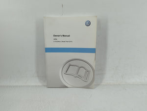 2015 Volkswagen Jetta Owners Manual Book Guide OEM Used Auto Parts