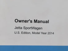 2014 Volkswagen Jetta Owners Manual Book Guide OEM Used Auto Parts