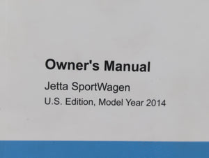 2014 Volkswagen Jetta Owners Manual Book Guide OEM Used Auto Parts