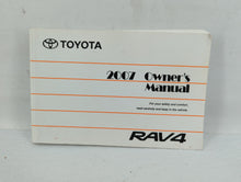 2007 Toyota Rav4 Owners Manual Book Guide OEM Used Auto Parts - Oemusedautoparts1.com