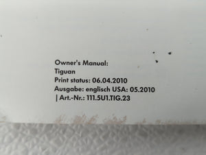 2011 Volkswagen Tiguan Owners Manual Book Guide OEM Used Auto Parts