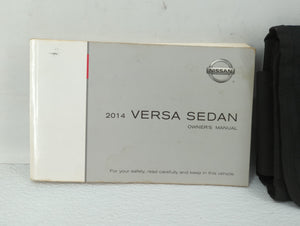 2014 Nissan Versa Owners Manual Book Guide OEM Used Auto Parts