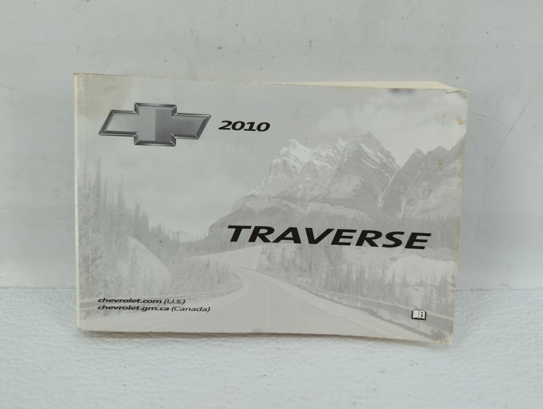 2010 Chevrolet Traverse Owners Manual Book Guide OEM Used Auto Parts