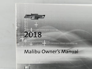 2018 Chevrolet Malibu Owners Manual Book Guide OEM Used Auto Parts