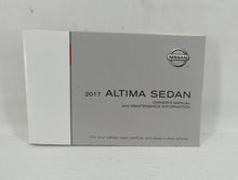 2017 Nissan Altima Owners Manual Book Guide OEM Used Auto Parts