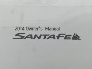 2014 Hyundai Santa Fe Owners Manual Book Guide OEM Used Auto Parts