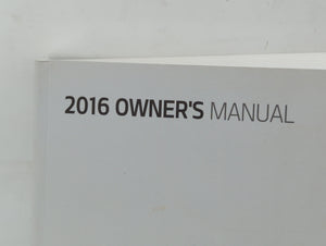 2016 Kia Sorento Owners Manual Book Guide OEM Used Auto Parts