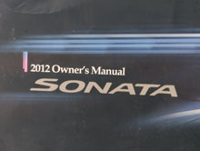 2012 Hyundai Sonata Owners Manual Book Guide OEM Used Auto Parts