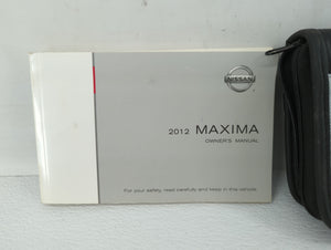 2012 Nissan Maxima Owners Manual Book Guide OEM Used Auto Parts