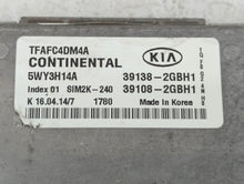 2014-2015 Kia Optima PCM Engine Computer ECU ECM PCU OEM P/N:39108-2GBH1 39138-2GBH1 Fits 2014 2015 OEM Used Auto Parts