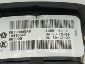 2011-2019 Dodge Journey Master Power Window Switch Replacement Driver Side Left P/N:56046823AC 68139805AB Fits OEM Used Auto Parts