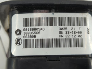 2011-2019 Dodge Journey Master Power Window Switch Replacement Driver Side Left P/N:68139805AD 56046823AC Fits OEM Used Auto Parts