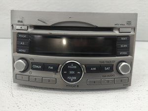 2010-2012 Subaru Legacy Radio AM FM Cd Player Receiver Replacement P/N:86201AJ65A 86201AJ64A Fits 2010 2011 2012 OEM Used Auto Parts