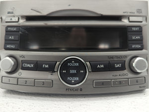 2010-2012 Subaru Legacy Radio AM FM Cd Player Receiver Replacement P/N:86201AJ65A 86201AJ64A Fits 2010 2011 2012 OEM Used Auto Parts