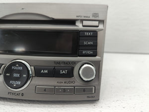 2010-2012 Subaru Legacy Radio AM FM Cd Player Receiver Replacement P/N:86201AJ65A 86201AJ64A Fits 2010 2011 2012 OEM Used Auto Parts