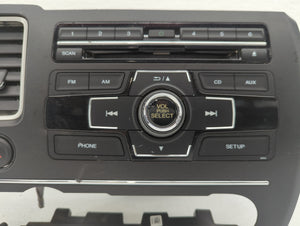 2014-2015 Honda Civic Radio AM FM Cd Player Receiver Replacement P/N:78260-TR3-A020-M1 39100-TR3-A314-M1 Fits 2014 2015 OEM Used Auto Parts