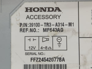 2014-2015 Honda Civic Radio AM FM Cd Player Receiver Replacement P/N:78260-TR3-A020-M1 39100-TR3-A314-M1 Fits 2014 2015 OEM Used Auto Parts