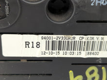 2012-2015 Hyundai Veloster Instrument Cluster Speedometer Gauges P/N:94001-2V330RDR 94001-2V330 Fits 2012 2013 2014 2015 OEM Used Auto Parts
