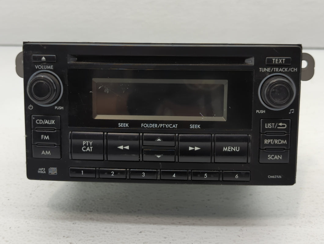 2012 Subaru Impreza Radio AM FM Cd Player Receiver Replacement P/N:86201FJ620 86201FJ600 Fits OEM Used Auto Parts