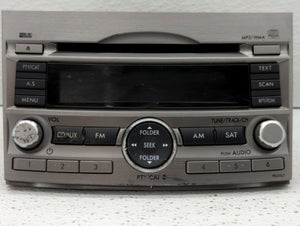 2010-2012 Subaru Legacy Radio AM FM Cd Player Receiver Replacement P/N:86201AJ65A 86201AJ64A Fits 2010 2011 2012 OEM Used Auto Parts