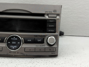 2010-2012 Subaru Legacy Radio AM FM Cd Player Receiver Replacement P/N:86201AJ65A 86201AJ64A Fits 2010 2011 2012 OEM Used Auto Parts