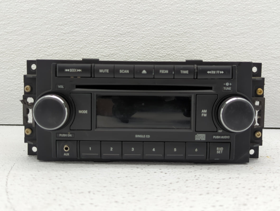 2007-2008 Jeep Patriot Radio AM FM Cd Player Receiver Replacement P/N:P05064171AL P05091710AG Fits OEM Used Auto Parts