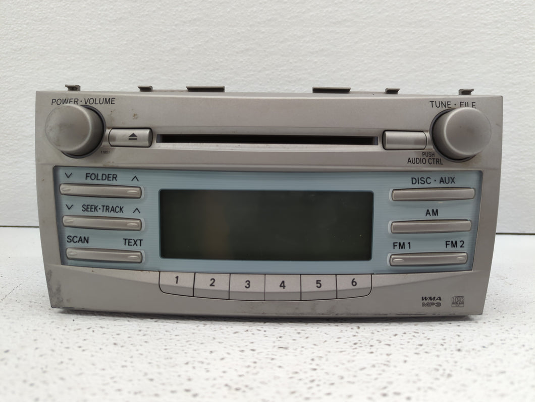 2007-2009 Toyota Camry Radio AM FM Cd Player Receiver Replacement P/N:86120-06182 86120-33891 Fits 2007 2008 2009 OEM Used Auto Parts