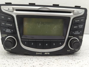 2012-2014 Hyundai Accent Radio AM FM Cd Player Receiver Replacement P/N:96170-1R1004X Fits 2012 2013 2014 OEM Used Auto Parts