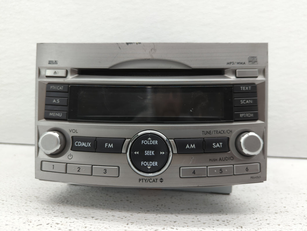 2010-2012 Subaru Legacy Radio AM FM Cd Player Receiver Replacement P/N:86201AJ65A 86201AJ64A Fits 2010 2011 2012 OEM Used Auto Parts