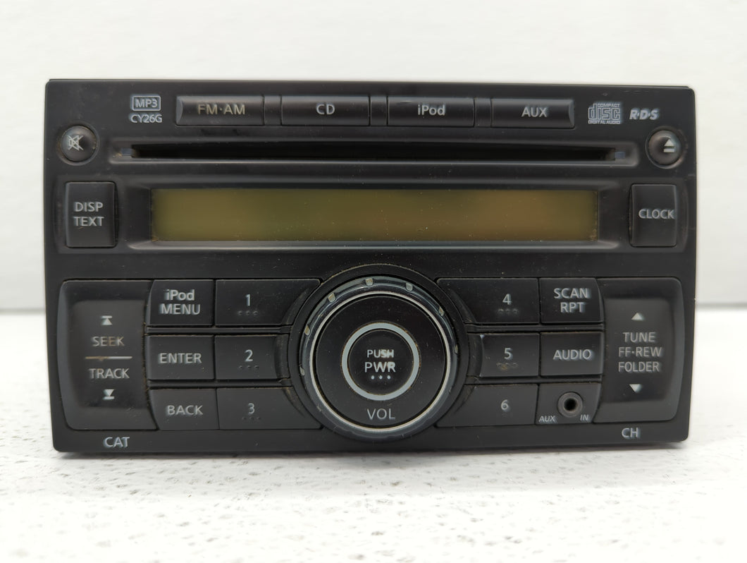 2011-2015 Nissan Rogue Radio AM FM Cd Player Receiver Replacement P/N:28185 1VK1A 28185 1VX2A Fits 2011 2012 2013 2014 2015 OEM Used Auto Parts