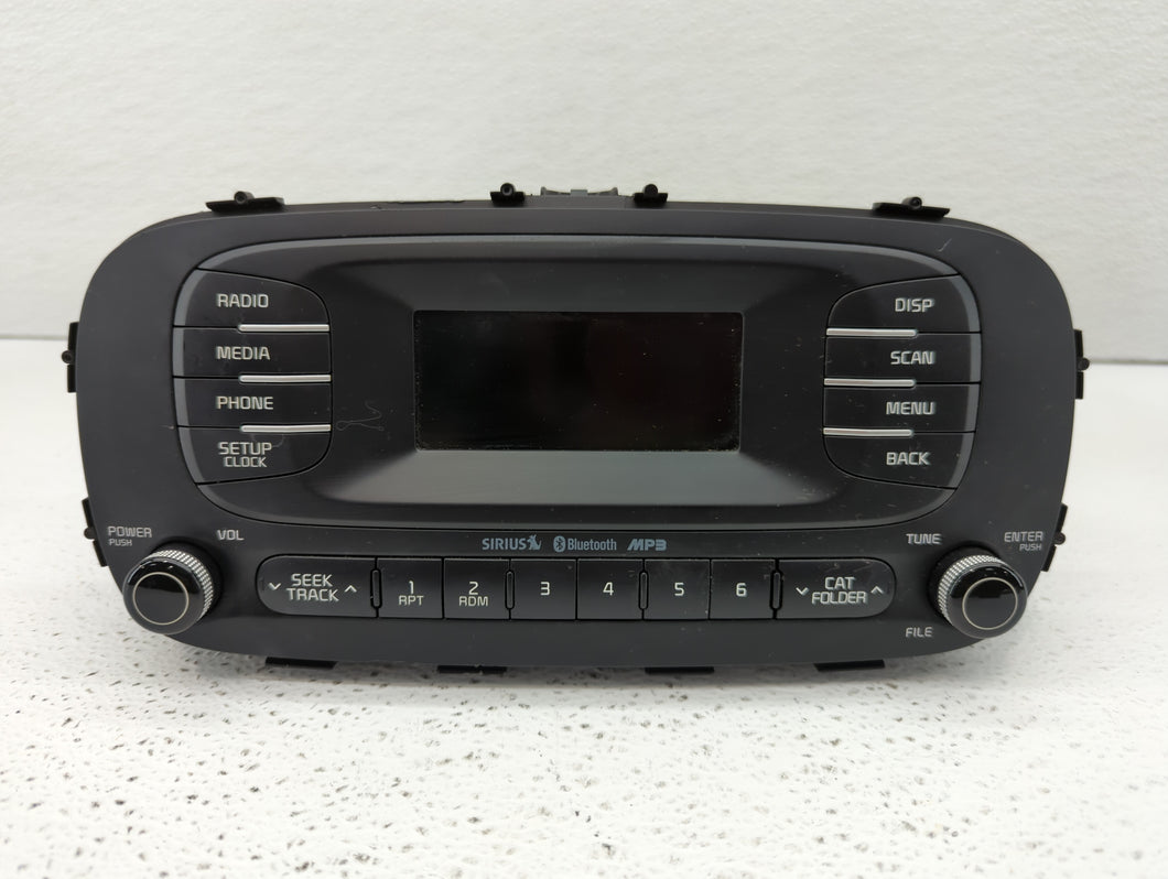 2014-2016 Kia Soul Radio AM FM Cd Player Receiver Replacement P/N:96180-D5100WK 96170-B2090CA Fits 2014 2015 2016 OEM Used Auto Parts