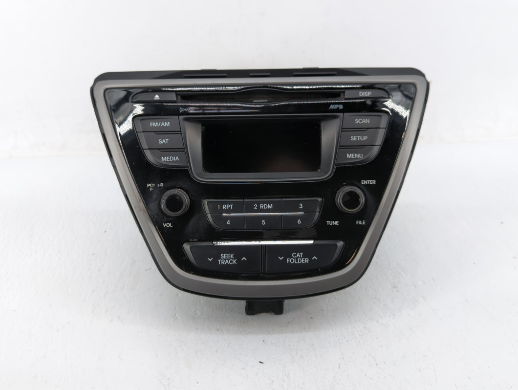 2014-2016 Hyundai Elantra Radio AM FM Cd Player Receiver Replacement P/N:96170-3X156GU Fits 2014 2015 2016 OEM Used Auto Parts