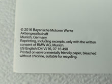 2017 Bmw 528i Owners Manual Book Guide OEM Used Auto Parts