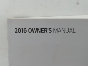 2016 Kia Optima Owners Manual Book Guide OEM Used Auto Parts