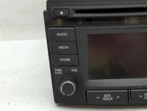 2013-2014 Hyundai Sonata Radio AM FM Cd Player Receiver Replacement P/N:96180-3Q8504X 96180-3Q8004X Fits 2013 2014 OEM Used Auto Parts