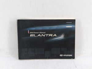 2010 Hyundai Elantra Owners Manual Book Guide OEM Used Auto Parts